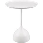 Bijzettafel - Trion Moderna Hoog - Wit - Metaal, Huis en Inrichting, Tafels | Eettafels, Ophalen of Verzenden, Nieuw, Metaal