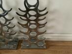 Michael Noll - Wijnrek (2) - Aluminium, Antiek en Kunst