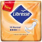 LIBRESSE NORMAL INVISIBLE MAANDVERBAND PAK 16 STUKS, Verzenden, Nieuw