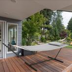 Hangmat Cata - Lichtgrijs - Incl. Onderstel & Kussen, Tuin en Terras, Hangmatten, Verzenden, Nieuw