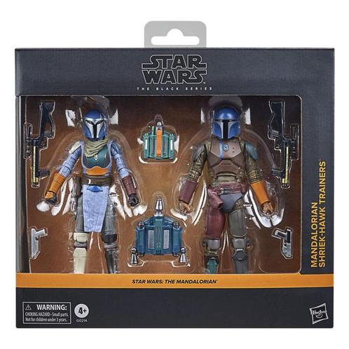 Star Wars The Black Series 2-Pack Mandalorian Shriek-Hawk..., Verzamelen, Star Wars, Actiefiguurtje, Zo goed als nieuw, Verzenden