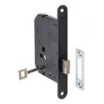 Deurbeslag | Kastslot | AXA | 55 mm (Klavier, Zwart), Verzenden, Nieuw