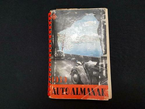 ANWB AUTO-ALMANAK 1939 JAARUITGAVE / VOOROORLOGS, Boeken, Auto's | Boeken, Gelezen, Verzenden