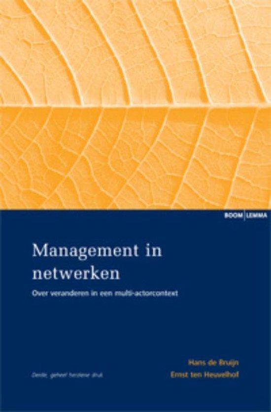 Management in netwerken, Boeken, Overige Boeken, Ophalen of Verzenden