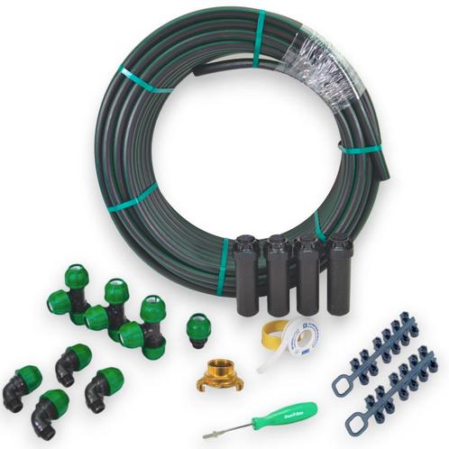 RAINBIRD sproeiset compleet 4 sproeiers * 50 mtr 25mm, Tuin en Terras, Tuinsproeiers, Ophalen of Verzenden