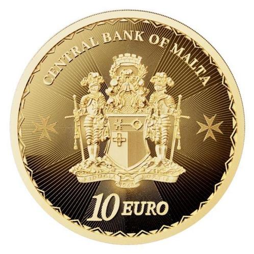 Malta. 2025 1/10 oz €10 Malta Maltese Cross Gold Coin BU, Postzegels en Munten, Edelmetalen en Baren