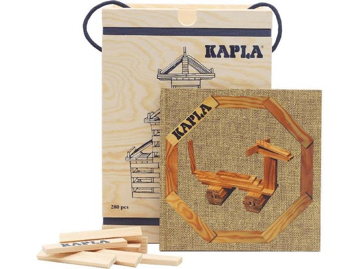 KAPLA - KAPLA Blank - Constructiespeelgoed - 280 Plankjes -, Huis en Inrichting, Woonaccessoires | Overige, Zo goed als nieuw