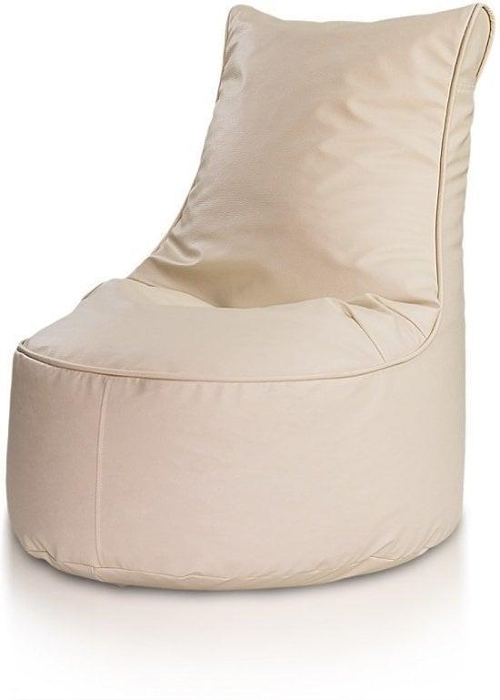 Zitzak kind 75cm beige kunstleer, Huis en Inrichting, Zitzakken, Nieuw, Ophalen of Verzenden