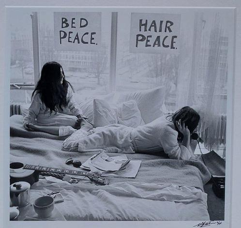 Nico Koster (1940) - John Lennon en Yoko One - Room 902 -, Antiek en Kunst, Kunst | Schilderijen | Modern