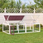 vidaXL Dierenren 200x112,5x74 cm massief grenenhout, Verzenden, Nieuw