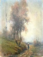 Giovanni Colmo (1867-1947) - Paesaggio con figure