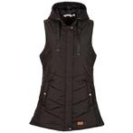 -47% Trespass  Trespass Dames juniper gewatteerd gilet  maat, Kleding | Dames, Bodywarmers, Verzenden, Nieuw, Zwart