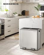 SONGMICS prullenbak 60 liter - afvalbak - afvalemmer -, Huis en Inrichting, Woonaccessoires | Prullenbakken, Verzenden, Nieuw