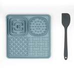 Likmat Hond Blauw 20x20cm incl. spatel (Likmatten, Spelen), Dieren en Toebehoren, Ophalen of Verzenden, Nieuw