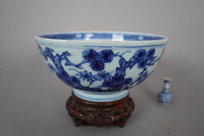 Kangxi (1662-1722) - Twin Fish Mark - Kom - Three Friends of, Antiek en Kunst, Antiek | Overige Antiek