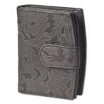 Woodland Rits Portemonnee Dames met Bloemenprint Antraciet, Sieraden, Tassen en Uiterlijk, Portemonnees, Overige merken, Verzenden