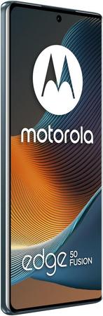Motorola Edge 50 Fusion, 8GB ram, 256GB opslag Donkerblauw, Verzenden, Zo goed als nieuw