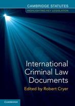 International Criminal Law Documents 9781108729086, Verzenden, Zo goed als nieuw