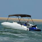 vidaXL Biminitop 3 bogen 183x160x137 cm zwart, Watersport en Boten, Verzenden, Nieuw