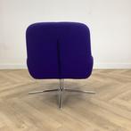 Softline Coco draaifauteuil Deens design, paars - chroom, Huis en Inrichting, Stoelen, Ophalen of Verzenden, Gebruikt, Stof, Eén