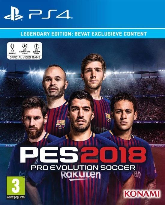 PES 2018 / Pro Evolution Soccer 2018 - Legendary Edition, Spelcomputers en Games, Games | Sony PlayStation 4, Ophalen of Verzenden