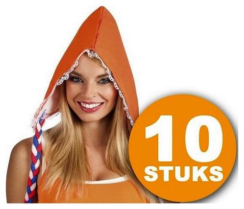 Oranje Feestkleding | 10 stuks Boerinnenkapje | Feestkleding, Hobby en Vrije tijd, Feestartikelen, Nieuw, Verzenden