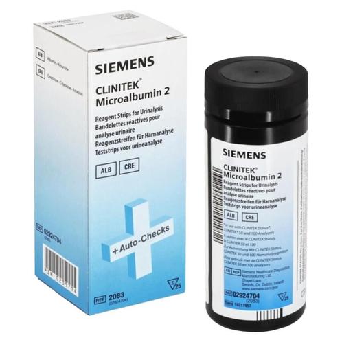 Clinitek Microalbumin 2 teststrips - 25 stuks, Diversen, Verpleegmiddelen, Nieuw, Verzenden