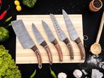 Smith - Keukenmes - Kitchen knife set - Japanse Pakka-hout