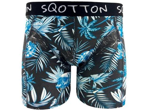 Boxershort - SQOTTON® - Jungle - Antraciet, Kleding | Heren, Ondergoed, Verzenden