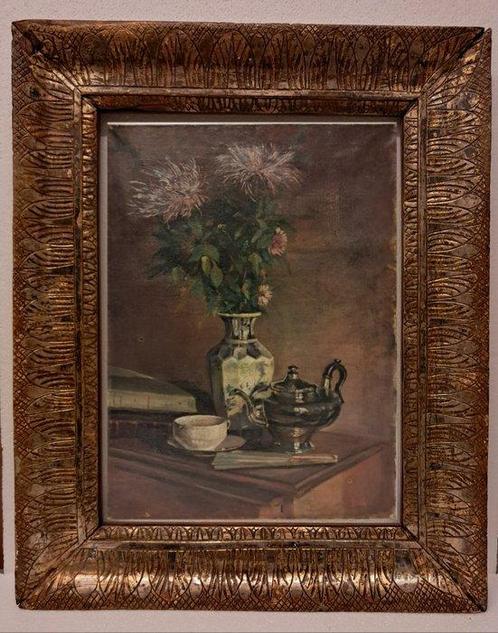 Scuola francese (XIX-XX) - Natura Morta, Antiek en Kunst, Kunst | Schilderijen | Klassiek