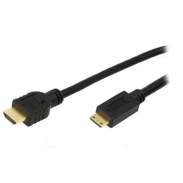 HDMI naar HDMI-mini Kabel 0,5M Zwart, Audio, Tv en Foto, Audiokabels en Televisiekabels, 2 tot 5 meter, HDMI-kabel, Nieuw, Ophalen of Verzenden