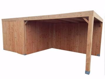 Veiling - Terrasoverkapping met berging 314x700x244cm beschikbaar voor biedingen