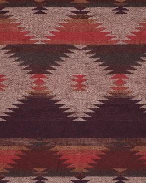 Jacquard Inheemse Plaid Rood, Hobby en Vrije tijd, Stoffen en Lappen, Rood, Nieuw