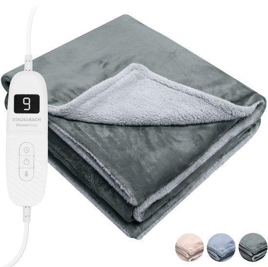 2dekans | STAUS&BACH Elektrische deken 3XL - 2 persoons, Huis en Inrichting, Woonaccessoires | Plaids en Woondekens, Zo goed als nieuw