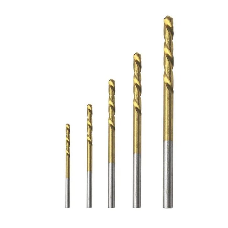 Titanium Borenset – 5 Maten  - 1/1.5/2/2.5/3mm - 25-delig -, Doe-het-zelf en Verbouw, Gereedschap | Machine-onderdelen en Toebehoren