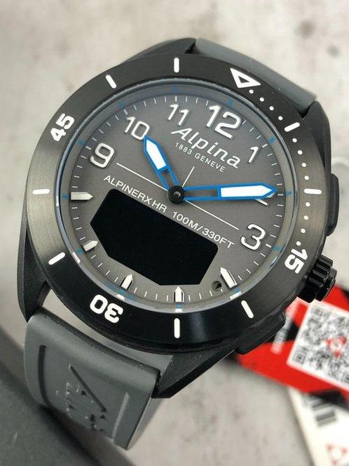 Alpina - Alpiner X Black Smartwatch - AL-284LGG5AQ6 - Heren, Sieraden, Tassen en Uiterlijk, Horloges | Heren