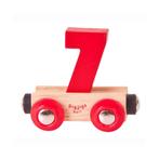 BigJigs Rail Name Number 7 , Cijfer van €2,99 voor €1,79, Kinderen en Baby's, Speelgoed | Speelgoedvoertuigen, Nieuw