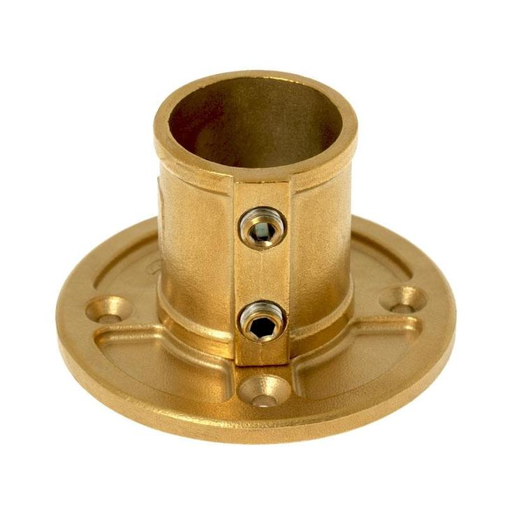 Ronde Voetplaat - GOLD / RVS (30.0) | Bezorgen en afhalen |, Doe-het-zelf en Verbouw, IJzerwaren en Bevestigingsmiddelen, Ophalen of Verzenden