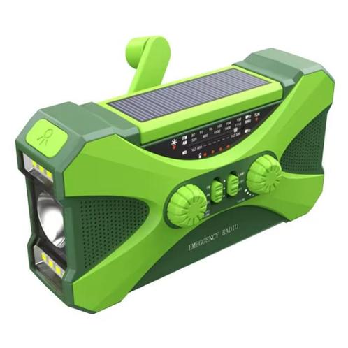 10.000mAh Powerbank & Radio op Zonne-energie met Dynamo -, Telecommunicatie, Powerbanks, Nieuw, Verzenden