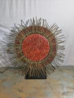 Lamp - Katoen, Bamboe - Vintage Bamboe Tafellamp