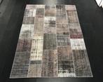Anatolisch grijs vloerkleed met patchworkmotief - Vloerkleed, Huis en Inrichting, Nieuw