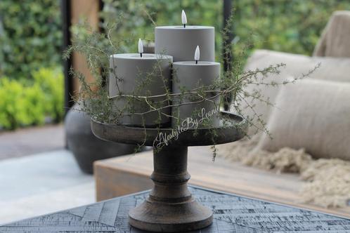 Outdoor LED kaars Sand 10 x 15 cm, Huis en Inrichting, Woonaccessoires | Kandelaars en Kaarsen, Nieuw, Ophalen of Verzenden
