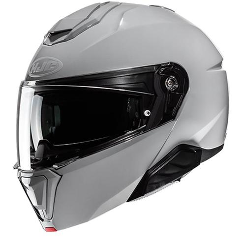 HJC i91 Lichtgrijs Systeemhelm, Motoren, Kleding | Motorhelmen, Systeemhelm, Heren, XXL, Nieuw met kaartje, HJC, Verzenden