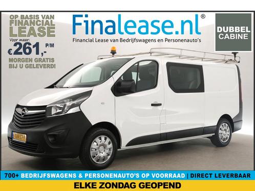 Opel Vivaro 1.6 CDTI L2H1 DC 6 Pers Airco Cruise LED €261pm, Auto's, Bestelauto's, Lease, Handgeschakeld, Diesel, Opel, Wit, Verzenden