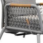 Monza stoel bank dining loungeset 5 delig verstelbaar latte, Tuin en Terras, Ophalen of Verzenden, Nieuw