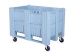 CB1 kunststof palletbox - 1200 x 800 mm - 4 wielen -, Ophalen of Verzenden, Nieuw