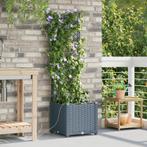 vidaXL Tuinplanten 1 pc Rooster Lichtgrijs 40 x 40 x 142 cm, Tuin en Terras, Verzenden, Nieuw, Minder dan 60 cm, 60 cm of meer