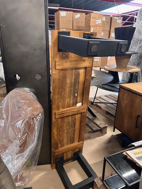 Romaro wandtafel teak mix rough, Huis en Inrichting, Tafels | Bijzettafels, Nieuw, Ophalen of Verzenden