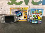 Gameboy Advance Transparent Blue + Super Mario Advance 2 -, Ophalen of Verzenden, Zo goed als nieuw