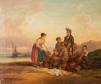 William Shayer (XIX-XX) - Folks by the sea